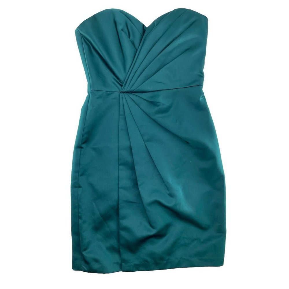 David's Bridal Jade‎ Strapless Dress Size 2 Style F15103